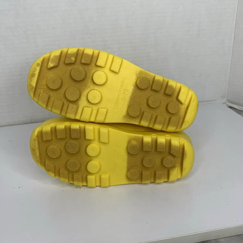 Ozark Trail Kid's Yellow Rain Boots Size 9-10